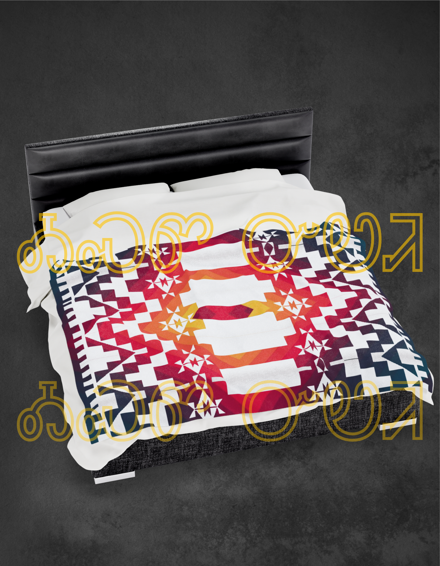 Sunrise at the Creek Velveteen Blanket