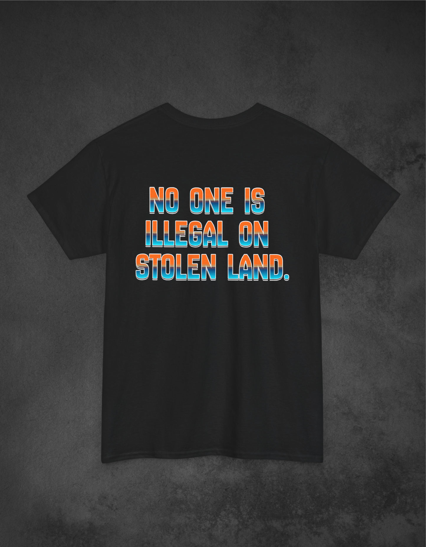 Abolish ICE - No One Is Illegal On Stolen Land - Unisex Heavy Cotton Tee