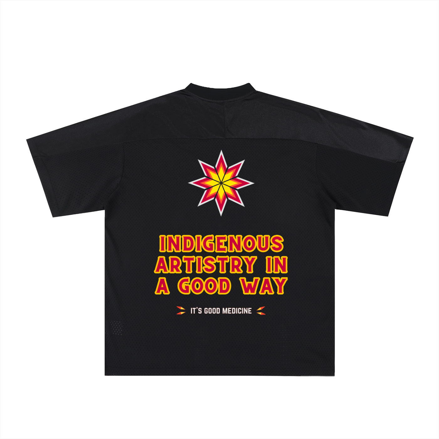 Oversized Mesh V-Neck Soccer Jersey