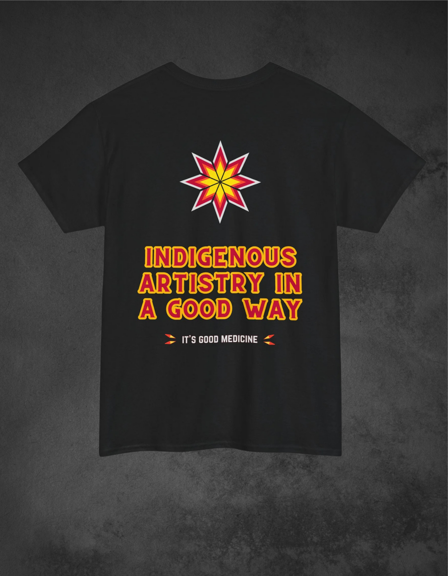 Good Medicine Collective Unisex Heavy Cotton Tee - Indigenous Artistry in a Good Way