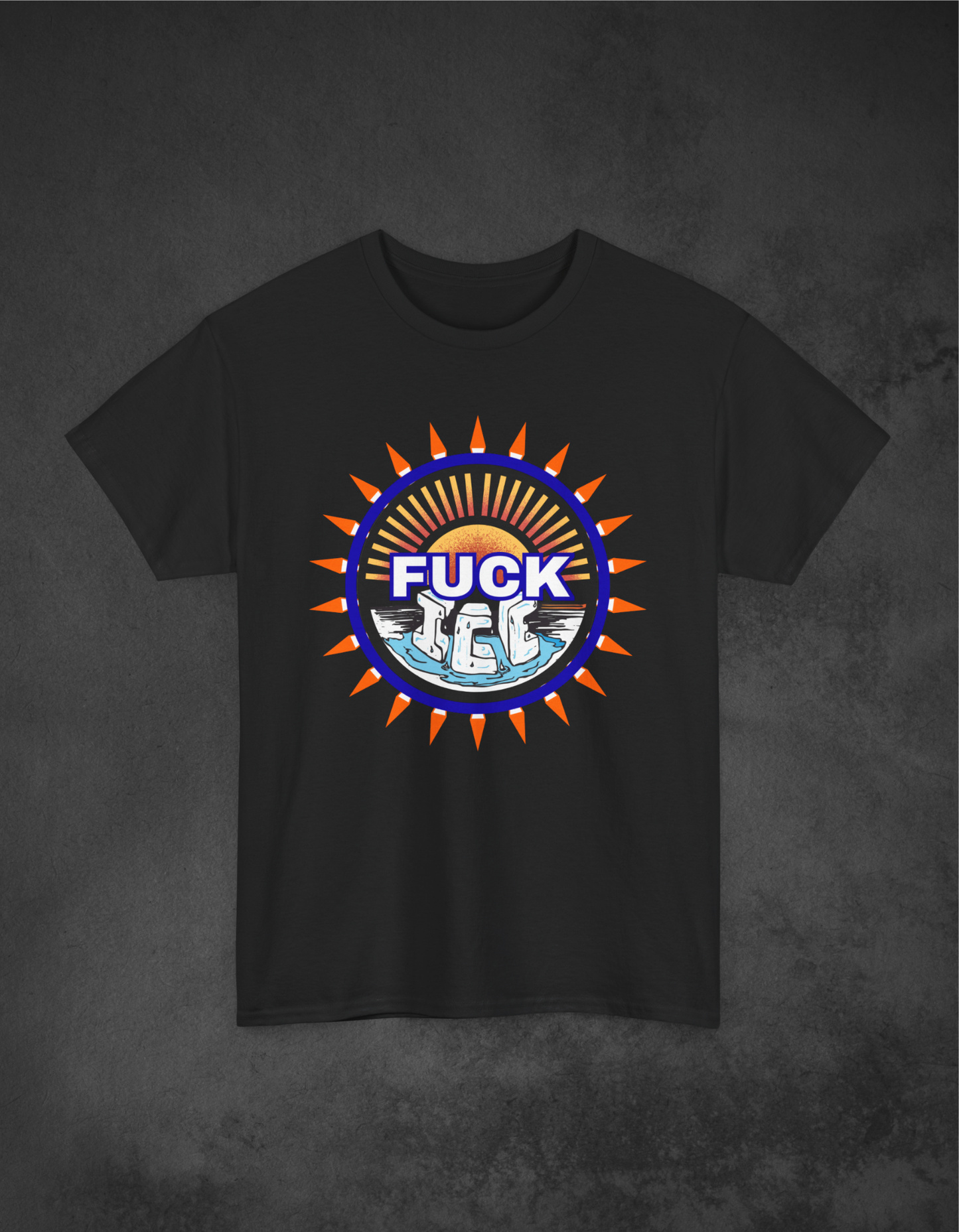 F*ck ICE - No One Is Illegal On Stolen Land - Unisex Heavy Cotton Tee