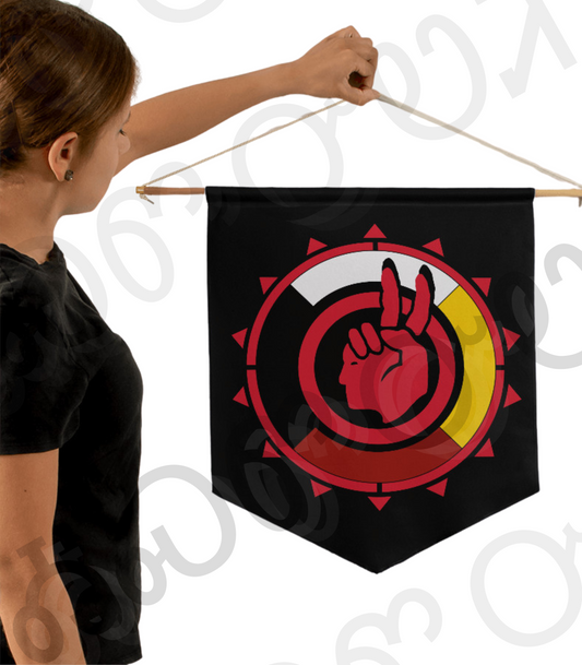 American Indian Movement (AIM) Wall Pennant