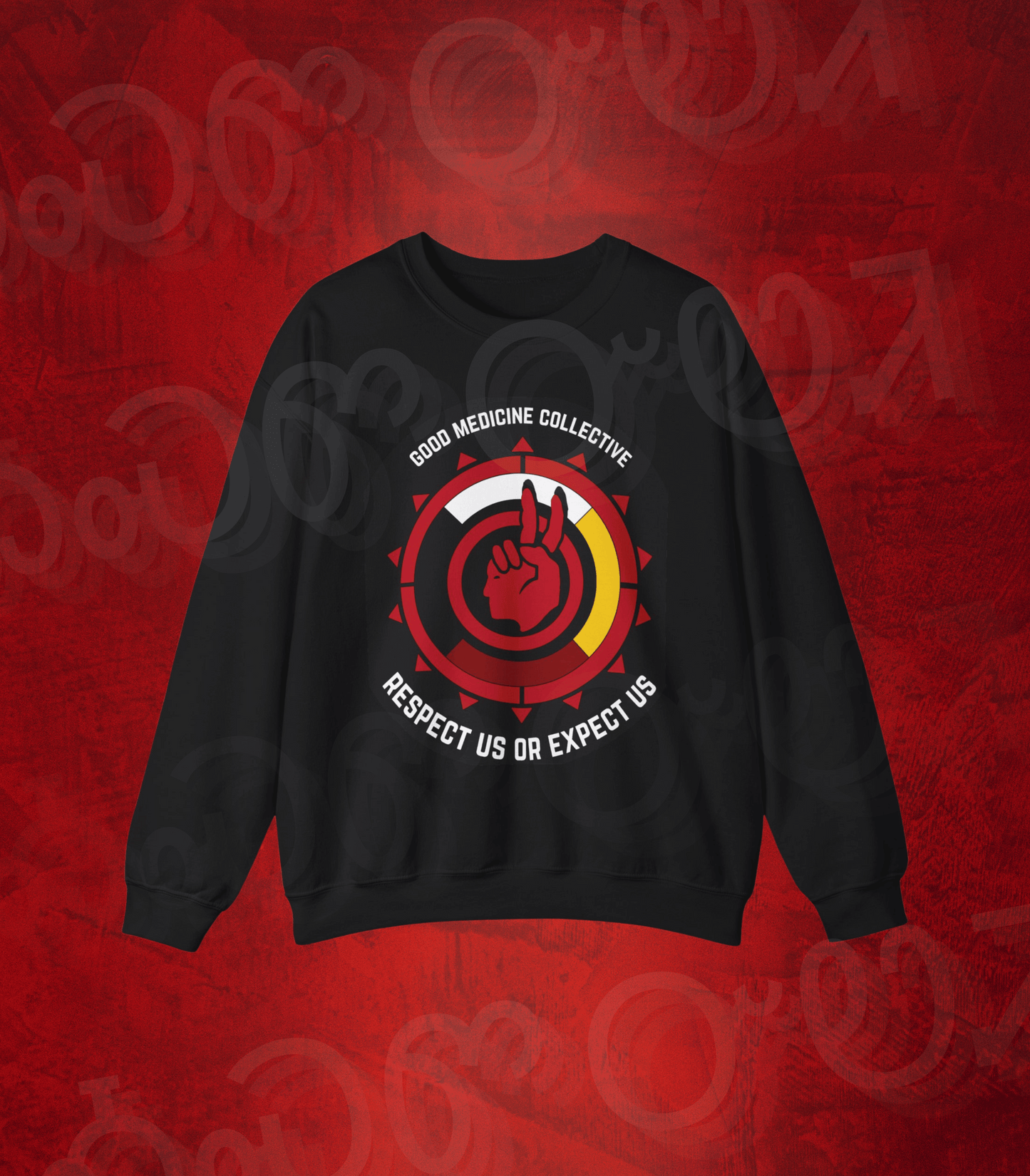 American Indian Movement (AIM) Good Medicine Crewneck Sweatshirt