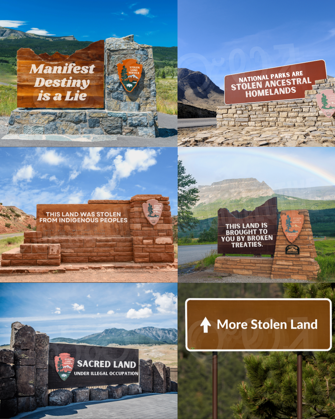 Unsettling America! - Postcards from the Stolen Land Service